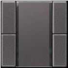 JUNG AL2072NABSAN Sensore a tasti 2 canali Standard- per accoppiatore bus KNX 2070U e radiotrasmettitore 40FW- Modelli in metallo- antracite