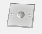 DOMOTIME HL.PBS Pulsante in alluminio da incasso 86x86x6- NO-NC 2,5A