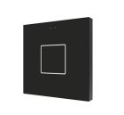 ZENNIO ZVI-F1-A ZVI-F1-A Flat 1 Backlit capacitive touch switch, 1 button, black