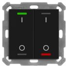 MDT BE-TAL55W206.B1 Taster Light 55 2T scale, black op., ser.on/of