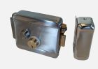 DOMOTIME GLEL03B Electric lock in galvanized and nickel-plated steel - 12 Vac with push button