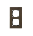 LINGG-JANKE 86352 RAHMEN2-GLU glass cover frame 2  gang, umbra