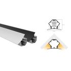 LEDCO PR336/3BI ANGULAR PROFILE 76 MM. 3 MT. WHITE