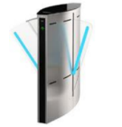 NICE TORNELLI BTTRFL2AV Ante scorrevoli, al petalo, varco da 500mm, colonna doppia anta - Cabinet Acciaio inossidabile spazzolato  AISI 304