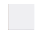 ZENNIO 830001709 ZS55 single switch cover, matt white
