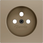 ZENNIO ZS70CTFSC ZS70. Cover for French socket with screws - Champagne