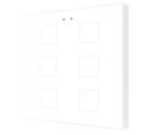ZENNIO ZVI-F6-W Flat 6  Backlit capacitive touch switch, white