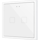 ZENNIO ZVIF70X2W Flat 70 X2. PC-ABS Capacitive push button 70x70 -