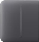 AJAX 52182 CenterButton (2-gang) [55] ASP graphite