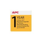 APC UPS WUPG4HR-UG-01  Year Upgrade Contract/Warranty for service in 4 hours 7x24 for UPS up to 40 kva
