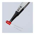 KNIPEX 92 81 02 Pinzetta con punte intercambiabili ESD