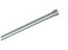 TAU P-150T1 1 inch GALVANIZED PIPE WITH STUD MM.1500