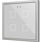 ZENNIO ZVIF70X4S Flat 70 X4. PC-ABS Capacitive push button 70x70 -