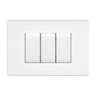 MT DISTRIBUZIONE ART-P8004SP-BI SPAZZ ART 4P WHITE TECHNOPOLYMER PLATE