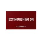 COOPER CSA INCENDIO CSA08666-B DICITURA 5965 EN EXTINGUISHING IN PROGRESS