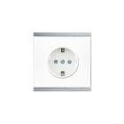 ELSNER 70332 Corlo Steckdose- white/white-matt CEE 7/4 Power 