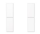 JUNG LS502TSAWW Key covers for sensor 2 channels F50- mod. LS990- alpine white