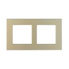 EELECTRON PO55A55MT-CH 2X55 METAL CHAMPAGNE DOUBLE PLATE