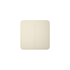 AJAX 52151 SoloButton (2-gang) [55] ASP ivory