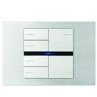 EELECTRON BK42MT-SH KIT 6 TASTI 4 SINISTRA + 2 DESTRA METAL SILVER - L
