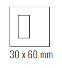 EKINEX EK-SQT-COP Surface plate (20Venti ) square copper color 1 window