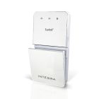 SATEL INT-SF-WSW Partition keypad with white door. Also available in the colors - silver (INT-SF-SSW) and black (INT-SF-BSB)