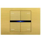 EELECTRON BK04MT-GO KIT 4 SQUARE KEYS METAL GOLD - LINE