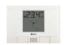 EELECTRON TM11C29KNX RECESSED HVAC THERMOSTAT WITH PLEXI-TOTAL WHITE PLATE