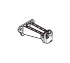 TOPP 3A8201 Pair of tilting front mounting brackets - white