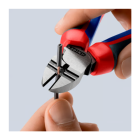 KNIPEX 14 22 160 Tronchese laterale con spelacavi
