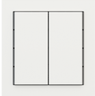 EKINEX EK-T2R-FBM Kit of 2 Linea 71 rectangular vertical buttons (30X60) white malè