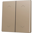 ZENNIO ZS55CSOFT24SHC ZS55. Cover for Double KNX Soft push button 55x55