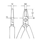 KNIPEX 36 22 125 Special clamp for electronics