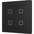 ZENNIO ZVIT55X4A Tastiera capacitiva Tecla55, 4 Tasti, nero