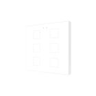 ZENNIO ZVIF6V2W Flat 6 v2 Backlit Capacitive Touch Switch, White