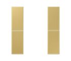JUNG ME2502TSAC Key covers for sensor 2 channels F50- mod. LS990- classic brass