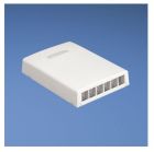 PANDUIT NK6BXIW-AY NK 6-Port Surface Mount Box- Off White