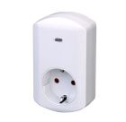 1RPZWVP868EUDF Presa controllata TKB con dimmer, permette il controllo dell'illuminazione e di altri dispositivi attraverso l'uso di comandi Z-Wave - Smart Home Risco