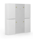 MDT BE-TA55P4.G1 PULSANTE PLUS 4-VOLE, 55, BIANCO PURO LUCIDO LED DI STATO E ORIENTAMENTO
