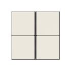 JUNG A404TSA Key cover for sensor 4 channels - mod. A500- white