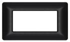 MAPAM M8004-02 Joy M8004-02 4P Black Technopolymer Plate