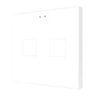 ZENNIO ZVIF2V2GW ZVIF2V2GW Flat 2 v2 Backlit capacitive touch switch, 2 buttons, gloss white