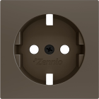 ZENNIO ZS55CSCSM ZS55. Schuko screwless socket cover 55x55 mm - Moc