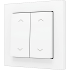 ZENNIO ZS552PB4SMW ZS55. Double Soft push button for 4 binary inputs