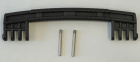 GT LINE KIN.1365 Handle, black, black rubber coating (mod. 7)