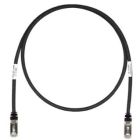PANDUIT STP6X2MBL Patch Cord in Rame- Cat 6A- Black S/FTP Cable- 2 meters