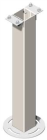 UNISTAB CQA100Z 100cm floor lamp support for electrical panel