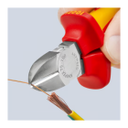 KNIPEX 70 06 180 T Tronchese laterale per meccanica TT