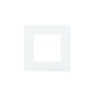 EELECTRON PS55B01GL-M1 PLACCA 2M - STANDARD 55 - VETRO BIANCO OPACO (CONF