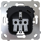 ZENNIO ZSISC1US ZS55. Schuko socket insert 16 A/250 V ~ with USB